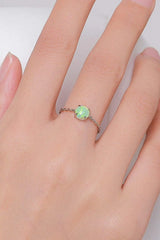 925 Sterling Silver Opal Ring Opal - Tophatter Daily Deals