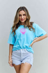 Sweet Claire "More Beach Days" Oversized Graphic T-Shirt Women's T-Shirts - Tophatter Daily Deals