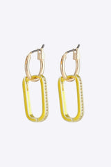 Geometric Copper Earrings Earrings - Tophatter Daily Deals