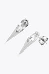 Zircon Decor 925 Sterling Silver Earrings Earrings - Tophatter Daily Deals