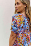 Be Stage Full Size Printed Dolman Flowy Top Blouses - Tophatter Daily Deals