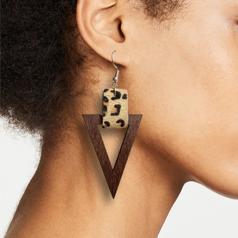 Geometric Drop Earrings Earrings - Tophatter Daily Deals