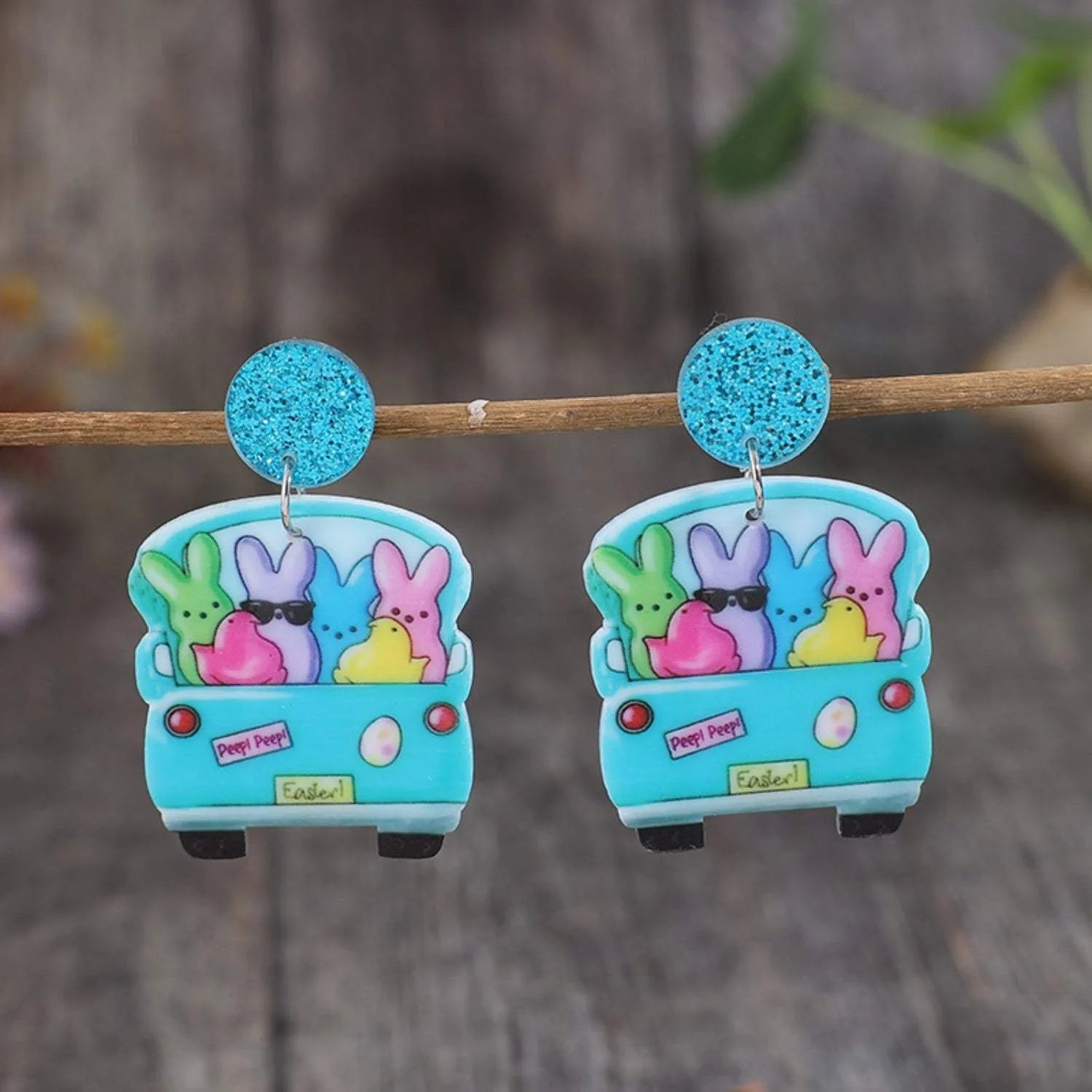 Acrylic Alloy Car Shape Dangle Earrings Earrings - Tophatter Daily Deals