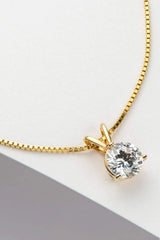 Adored Show Off 1 Carat Moissanite Pendant Necklace Moissanite - Tophatter Daily Deals
