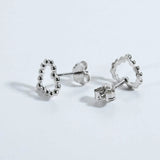 925 Sterling Silver Heart Earrings Earrings - Tophatter Daily Deals
