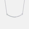 Moissanite 925 Sterling Silver Necklace Moissanite - Tophatter Daily Deals