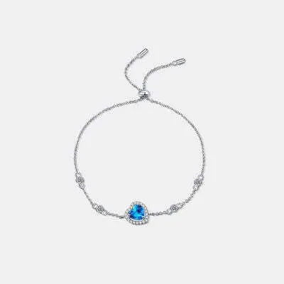 1 Carat Moissanite 925 Sterling Silver Bracelet Moissanite - Tophatter Daily Deals