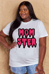 Simply Love Full Size MOM STER Graphic Cotton T-Shirt Women's T-Shirts - Tophatter Daily Deals