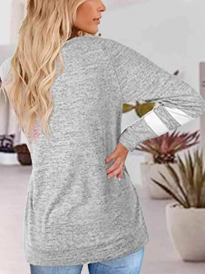 V-Neck Raglan Sleeve T-Shirt Women's T-Shirts - Tophatter Daily Deals