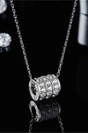 Moissanite 925 Sterling Silver Necklace Moissanite - Tophatter Daily Deals