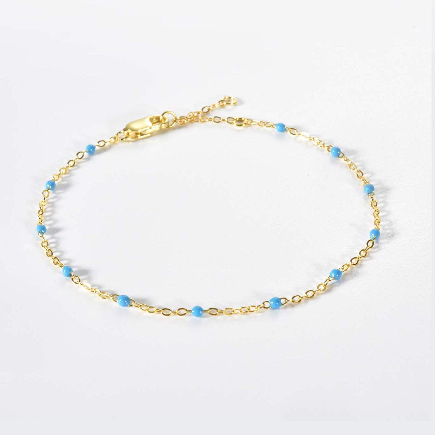 Bead 925 Sterling Silver Bracelet Bracelets - Tophatter Daily Deals