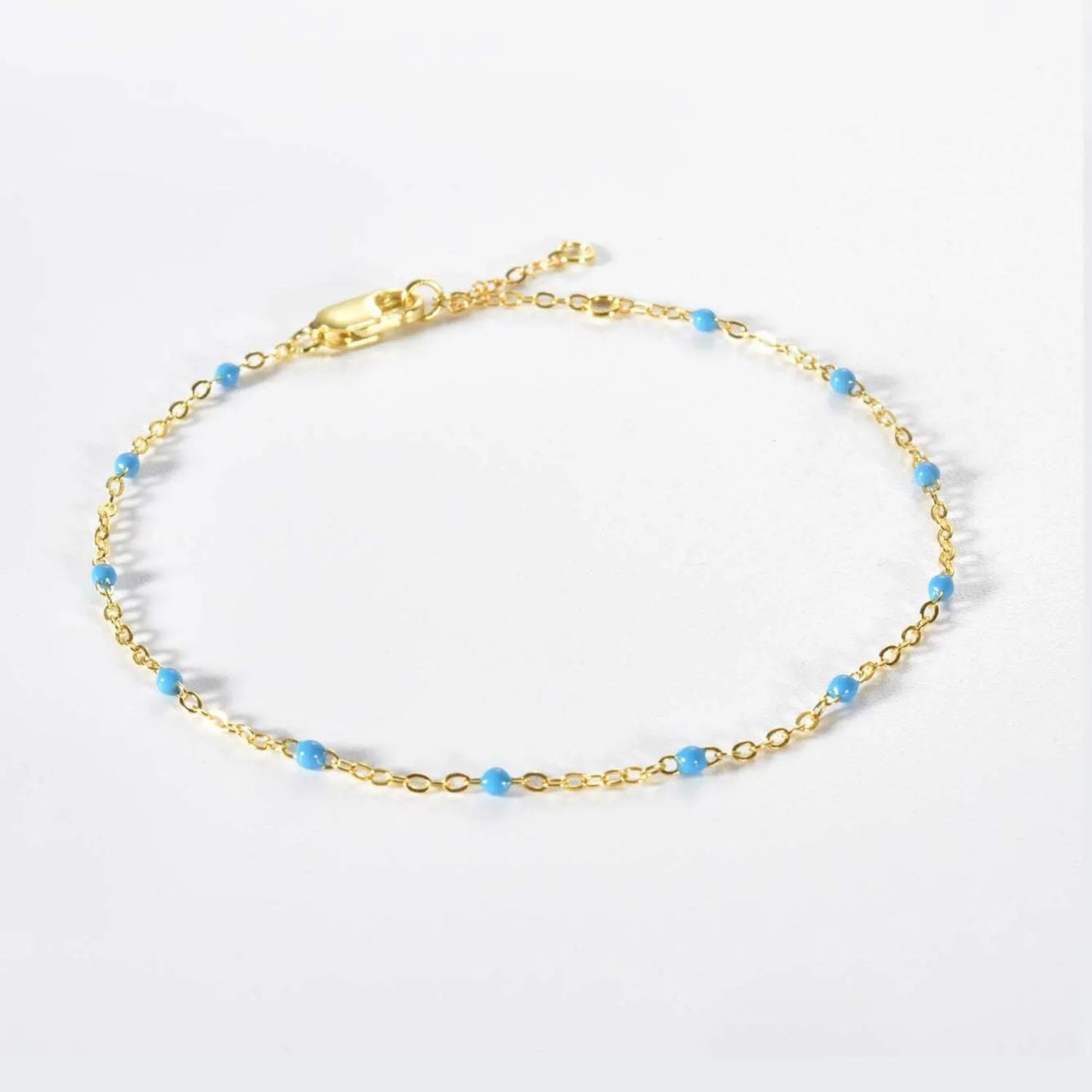 Bead 925 Sterling Silver Bracelet Bracelets - Tophatter Daily Deals