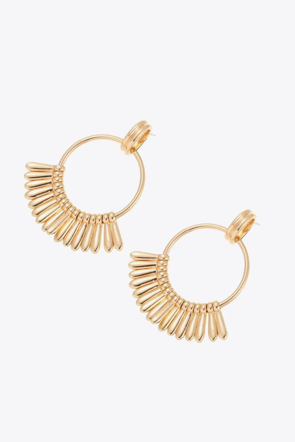 5-Pair Wholesale 18K Gold-Plated Zinc alloy Drop Earrings Earrings - Tophatter Daily Deals