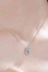 Moissanite 925 Sterling Silver Necklace Moissanite - Tophatter Daily Deals