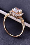 1 Carat Moissanite Twisted Ring Moissanite - Tophatter Daily Deals