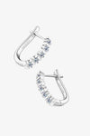 Moissanite 925 Sterling Silver Earrings - Tophatter Deals