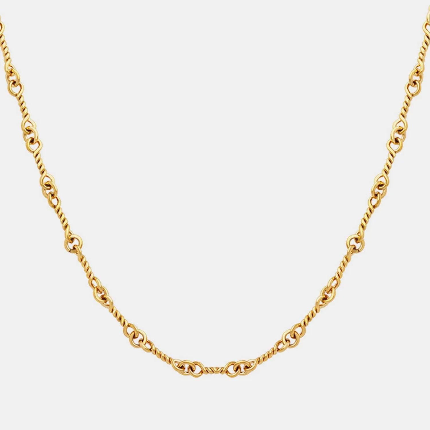 Titanium Steel Chain Link Necklace Necklaces - Tophatter Daily Deals