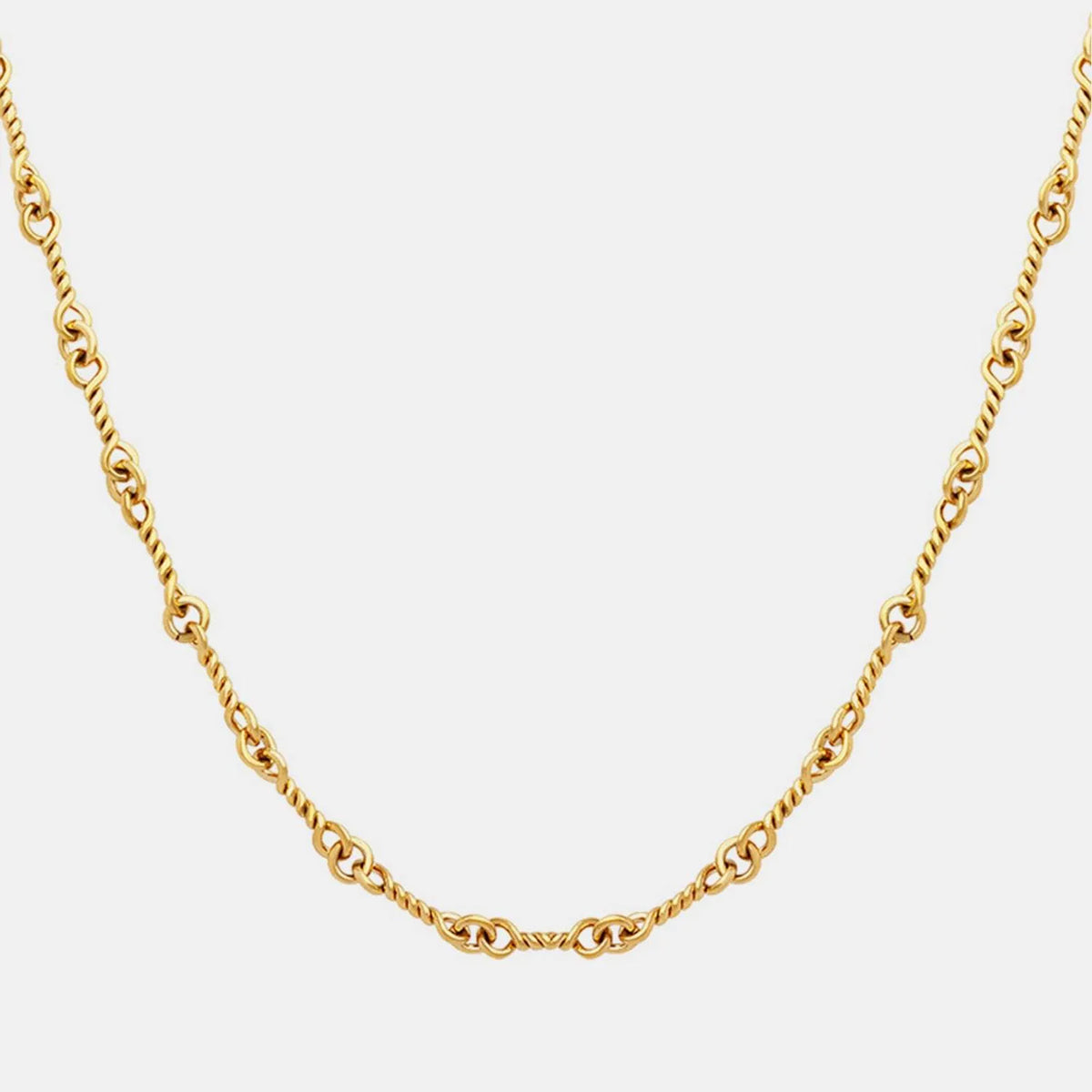Titanium Steel Chain Link Necklace Necklaces - Tophatter Daily Deals