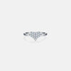 Moissanite 925 Sterling Silver Heart Ring Moissanite - Tophatter Daily Deals