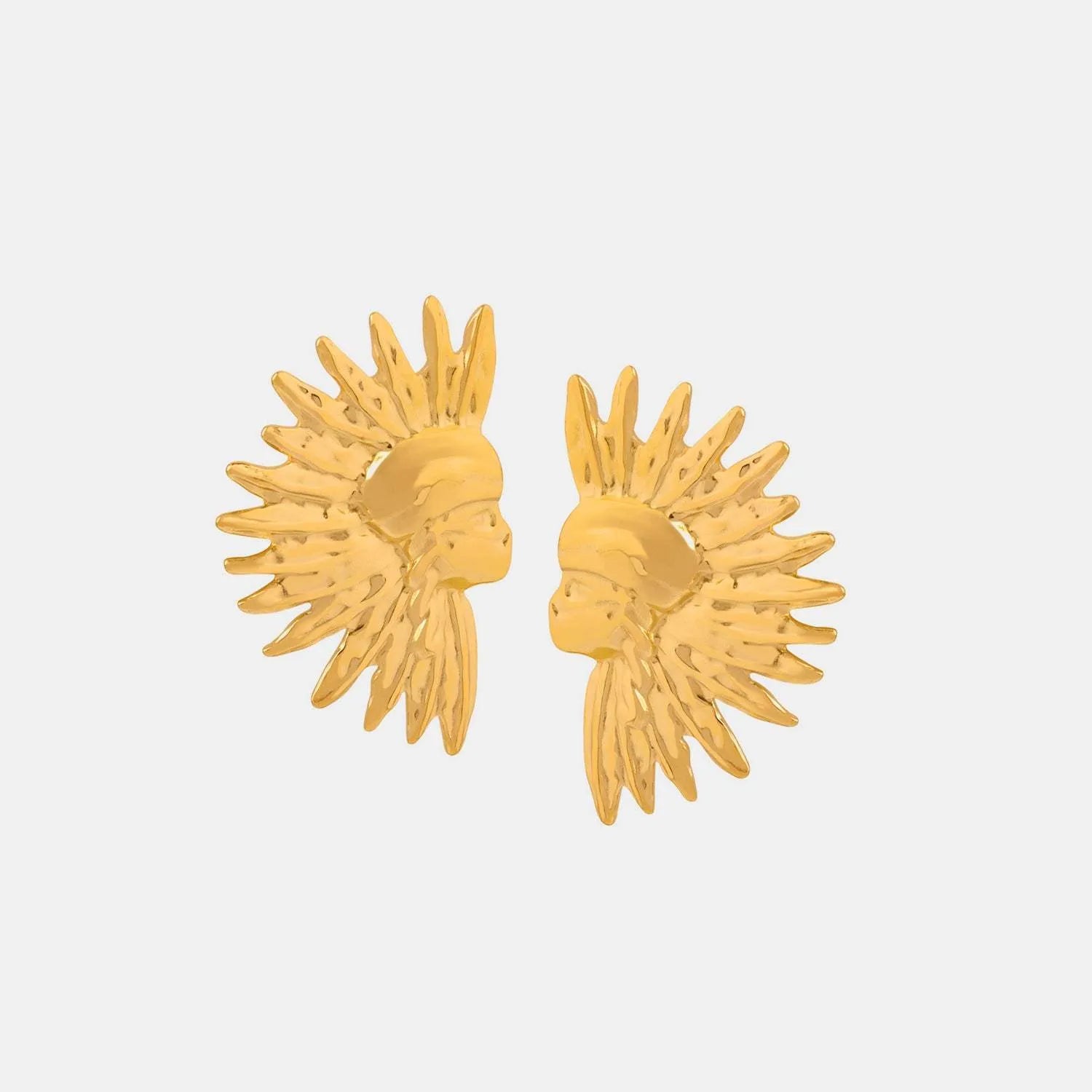 Titanium Steel Gold-Plated Earrings Earrings - Tophatter Daily Deals