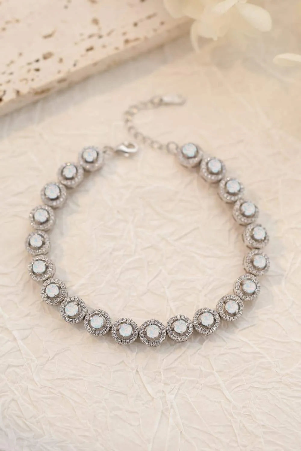 My Own Way Opal Bracelet White One Size Opal - Tophatter Daily Deals