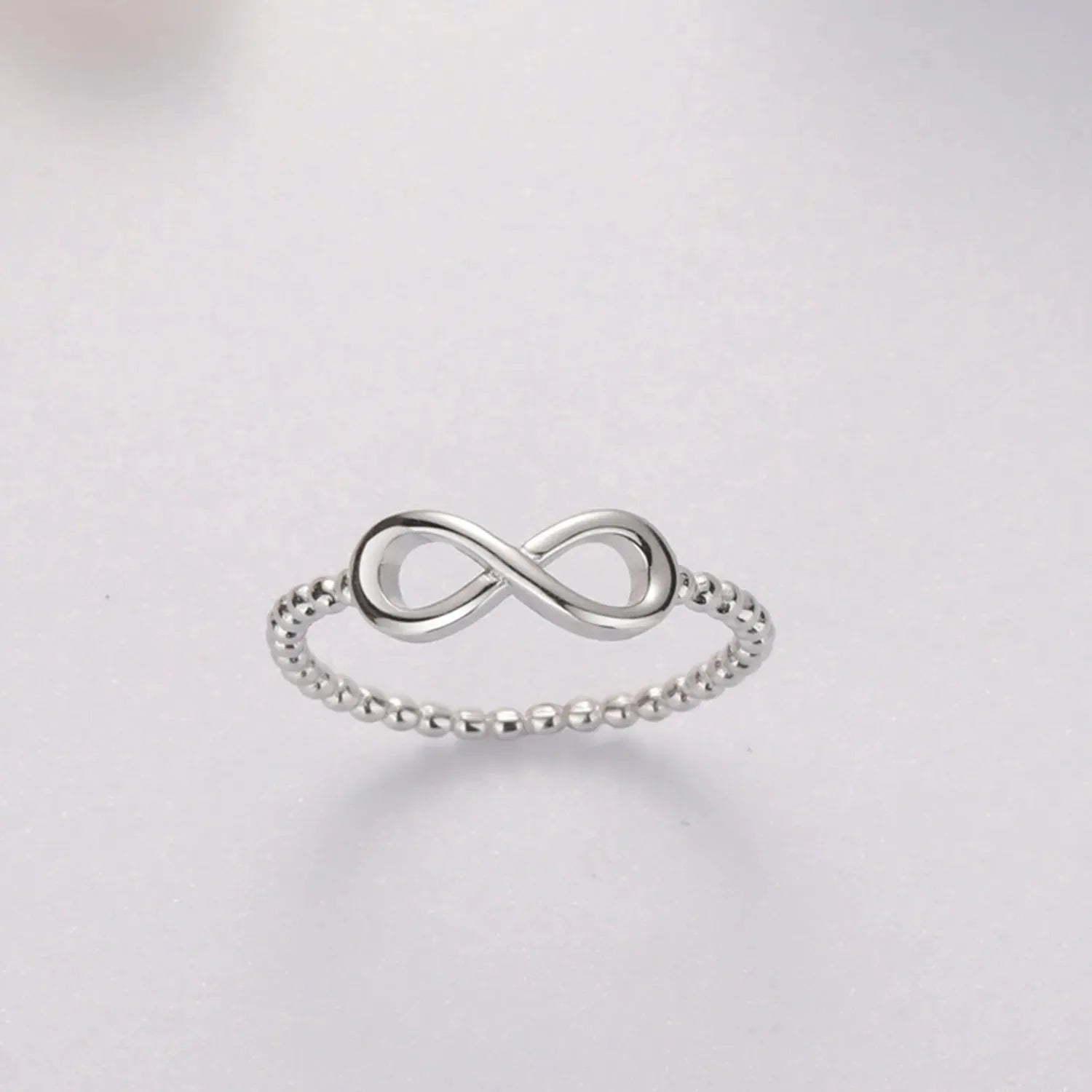 Number 8 Zircon 925 Sterling Silver Ring Rings - Tophatter Daily Deals