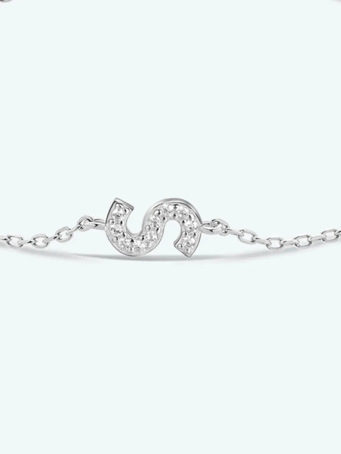 Q To U Zircon 925 Sterling Silver Bracelet Bracelets - Tophatter Daily Deals