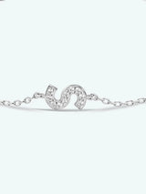 Q To U Zircon 925 Sterling Silver Bracelet Bracelets - Tophatter Daily Deals