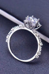 1 Carat Moissanite 6-Prong Ring Moissanite - Tophatter Daily Deals