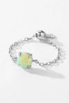 925 Sterling Silver Opal Ring Opal - Tophatter Daily Deals