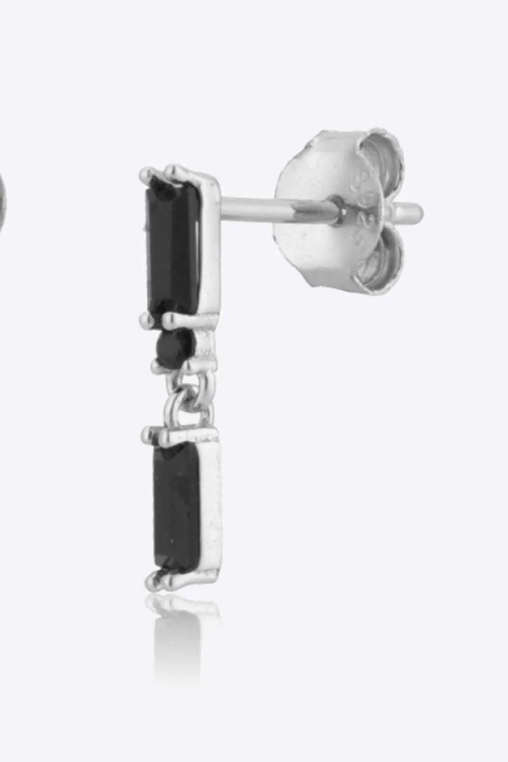 Zircon 925 Sterling Silver Drop Earrings Earrings - Tophatter Daily Deals