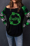 LUCKY Plaid Round Neck T-Shirt Women's T-Shirts - Tophatter Daily Deals