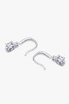 2 Carat Moissanite 925 Sterling Silver Drop Earrings Moissanite - Tophatter Daily Deals