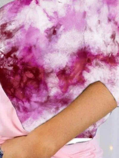 Color Block Three-Quarter Sleeve Blouse Blouses - Tophatter Daily Deals