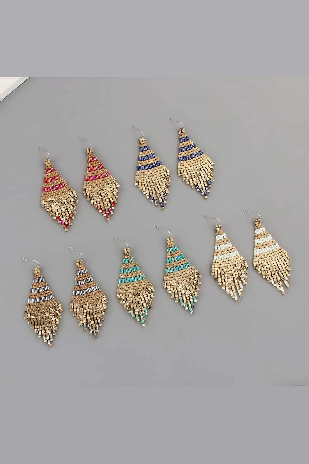 Beaded Dangle Earrings Earrings - Tophatter Daily Deals