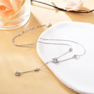 1.5 Carat Moissanite 925 Sterling Silver Necklace - Shop Tophatter Deals, Electronics, Fashion, Jewelry, Health, Beauty, Home Decor, Free Shipping