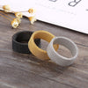 Weave Stainless Steel Ring Rings - Tophatter Daily Deals