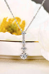 Adored Keep You There Multi-Moissanite Pendant Necklace Moissanite - Tophatter Daily Deals