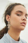 18K Gold-Plated Irregular Earrings Gold One Size Earrings - Tophatter Daily Deals