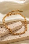 Heart Chain Lobster Clasp Bracelet Bracelets - Tophatter Daily Deals