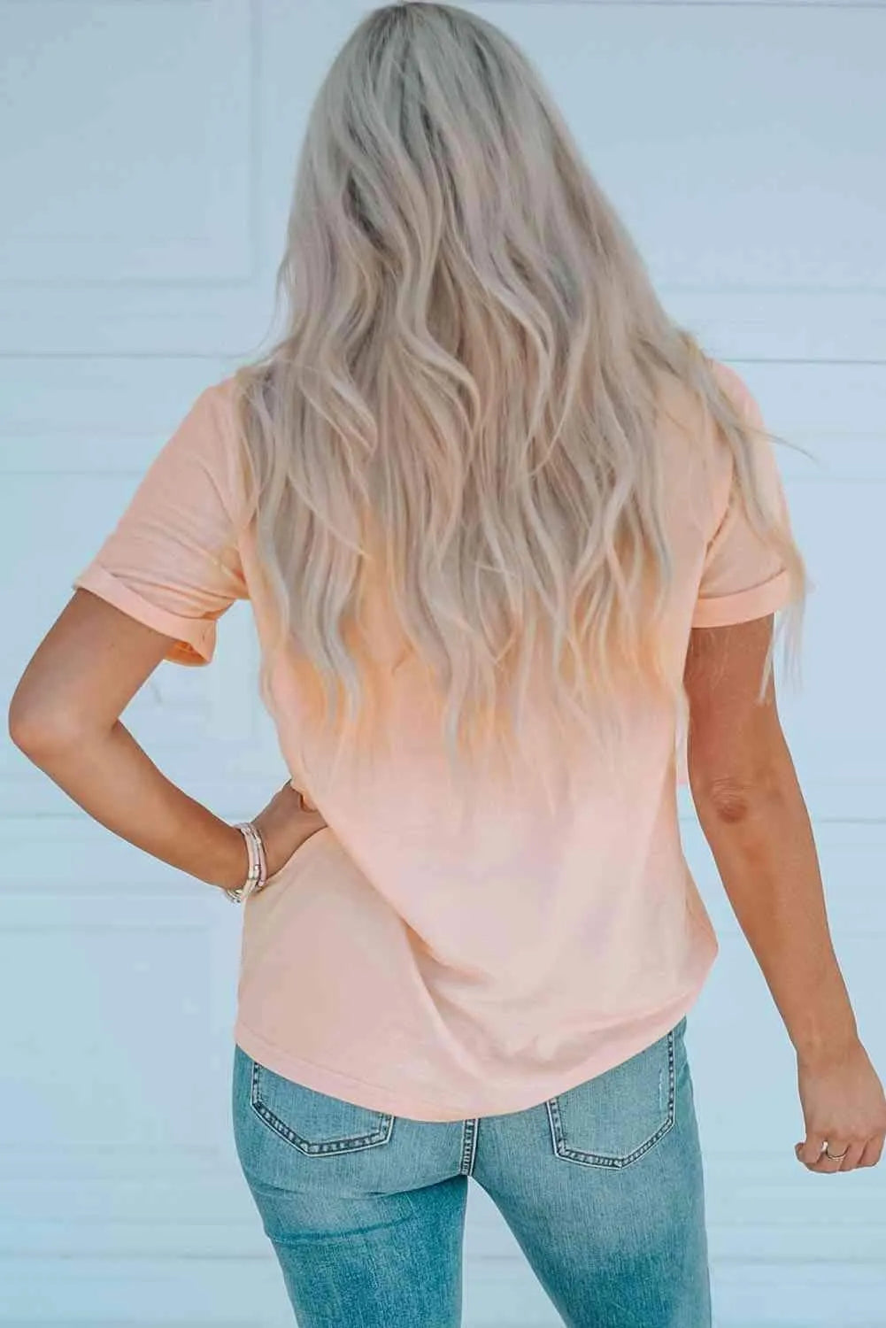 COWGIRL Graphic Cuffed Tee Women's T-Shirts - Tophatter Daily Deals