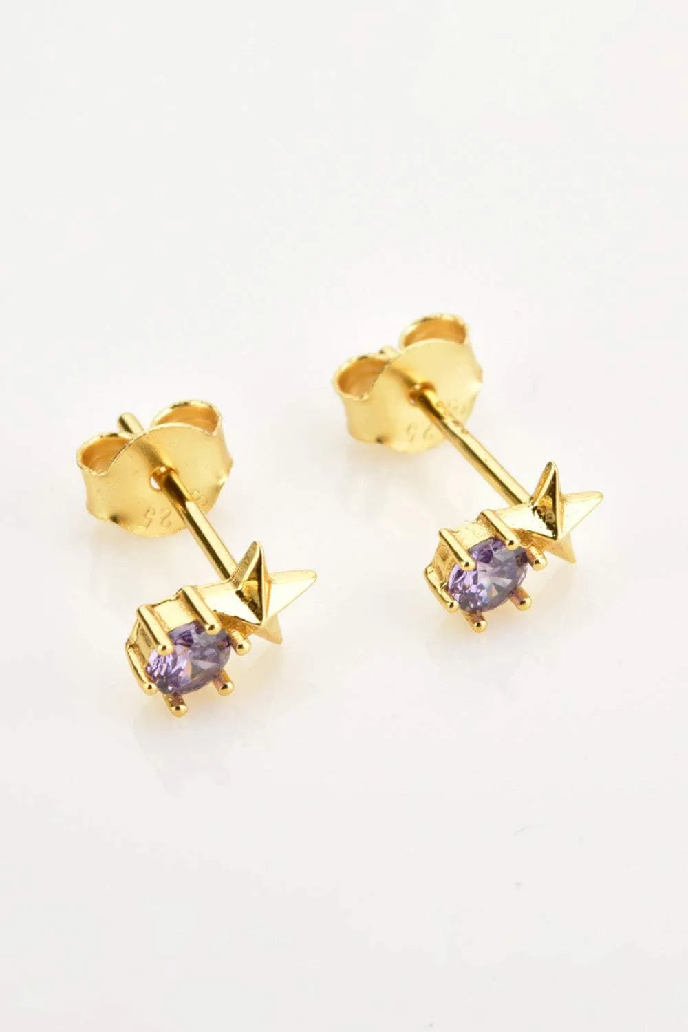 Zircon Star Stud Earrings Earrings - Tophatter Daily Deals