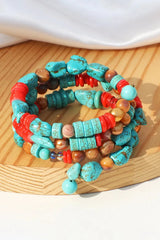 Layered Turquoise Bracelet Bracelets - Tophatter Daily Deals