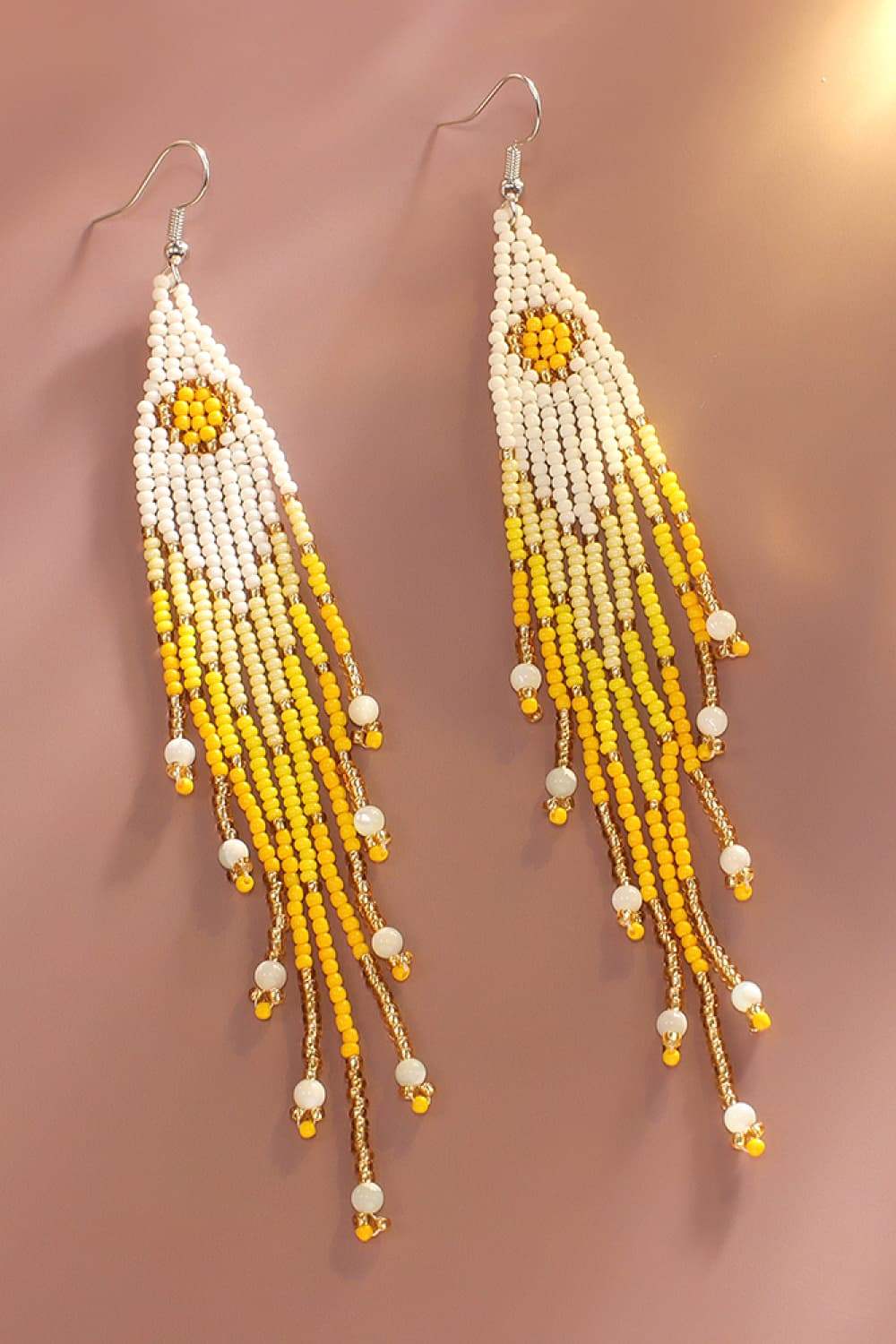 Beaded Dangle Earrings Earrings - Tophatter Daily Deals