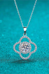 1 Carat Moissanite 925 Sterling Silver Necklace Silver One Size Moissanite - Tophatter Daily Deals