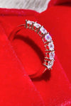 Presented To You 925 Sterling Silver Moissanite Ring Moissanite - Tophatter Daily Deals