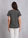 LUCK CHARMER Round Neck T-Shirt Women's T-Shirts - Tophatter Daily Deals