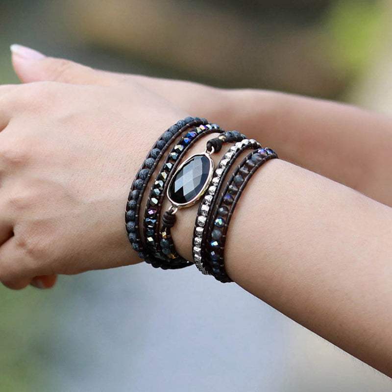 Agate Beaded Bracelet Bracelets - Tophatter Daily Deals