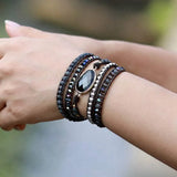Agate Beaded Bracelet Bracelets - Tophatter Daily Deals