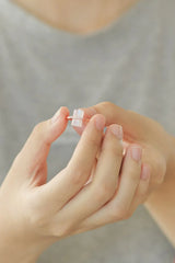 Natural Moonstone Platinum-Plated Ring Moonstone - Tophatter Daily Deals